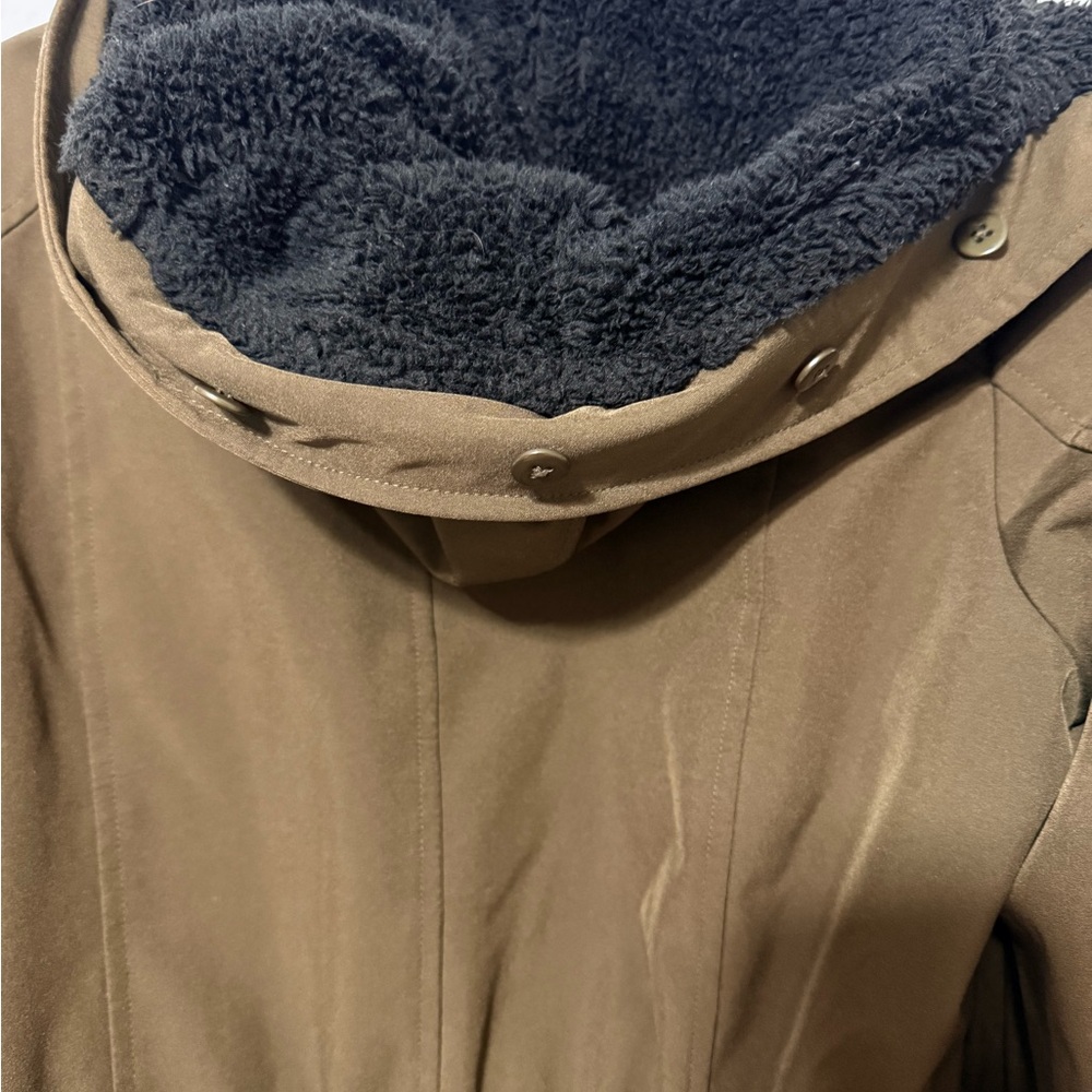 Calvin Klein Women's Khaki Brown Winter Utility Jacket - Picture 7 of 16